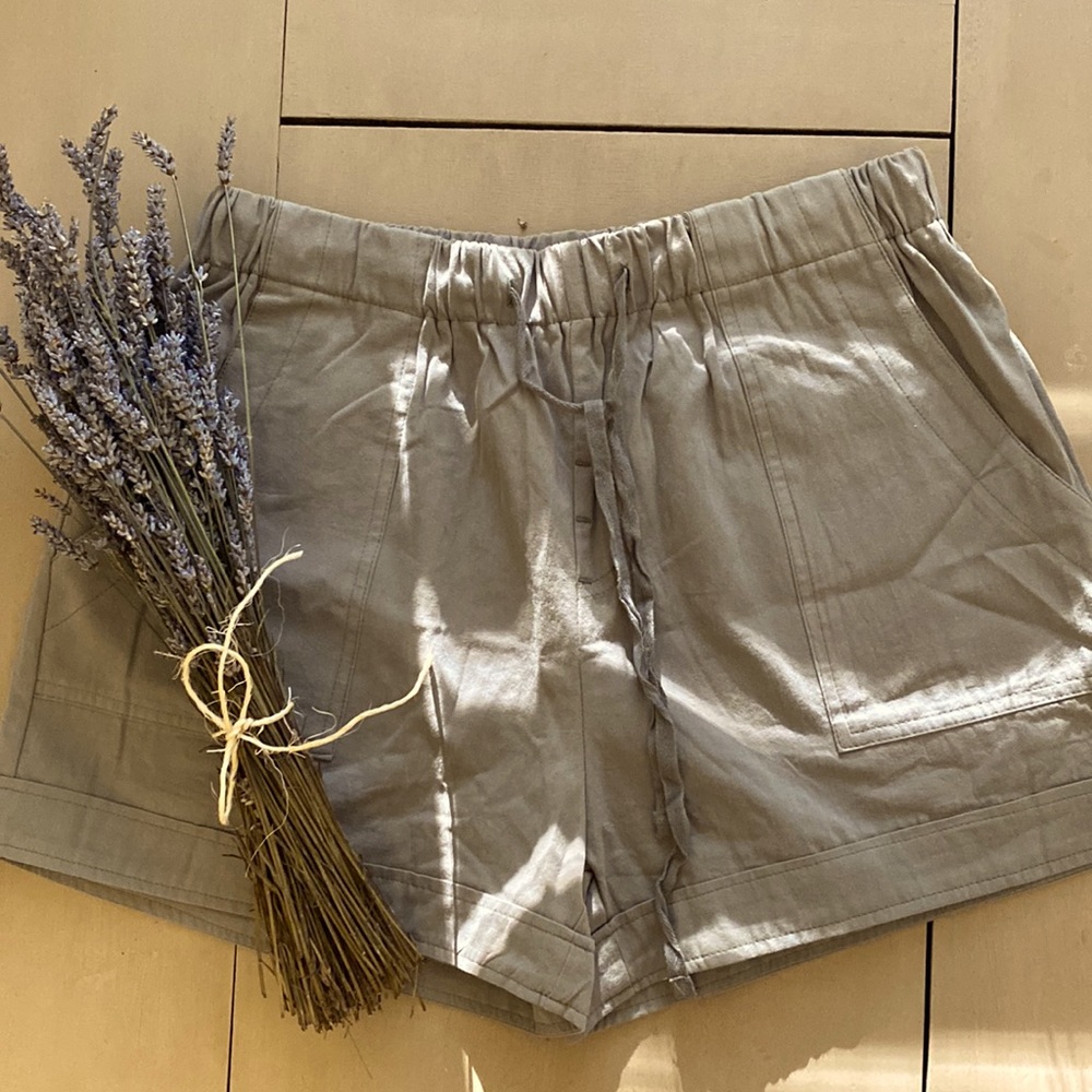 Never-Worn Olive Green Cotton Shorts